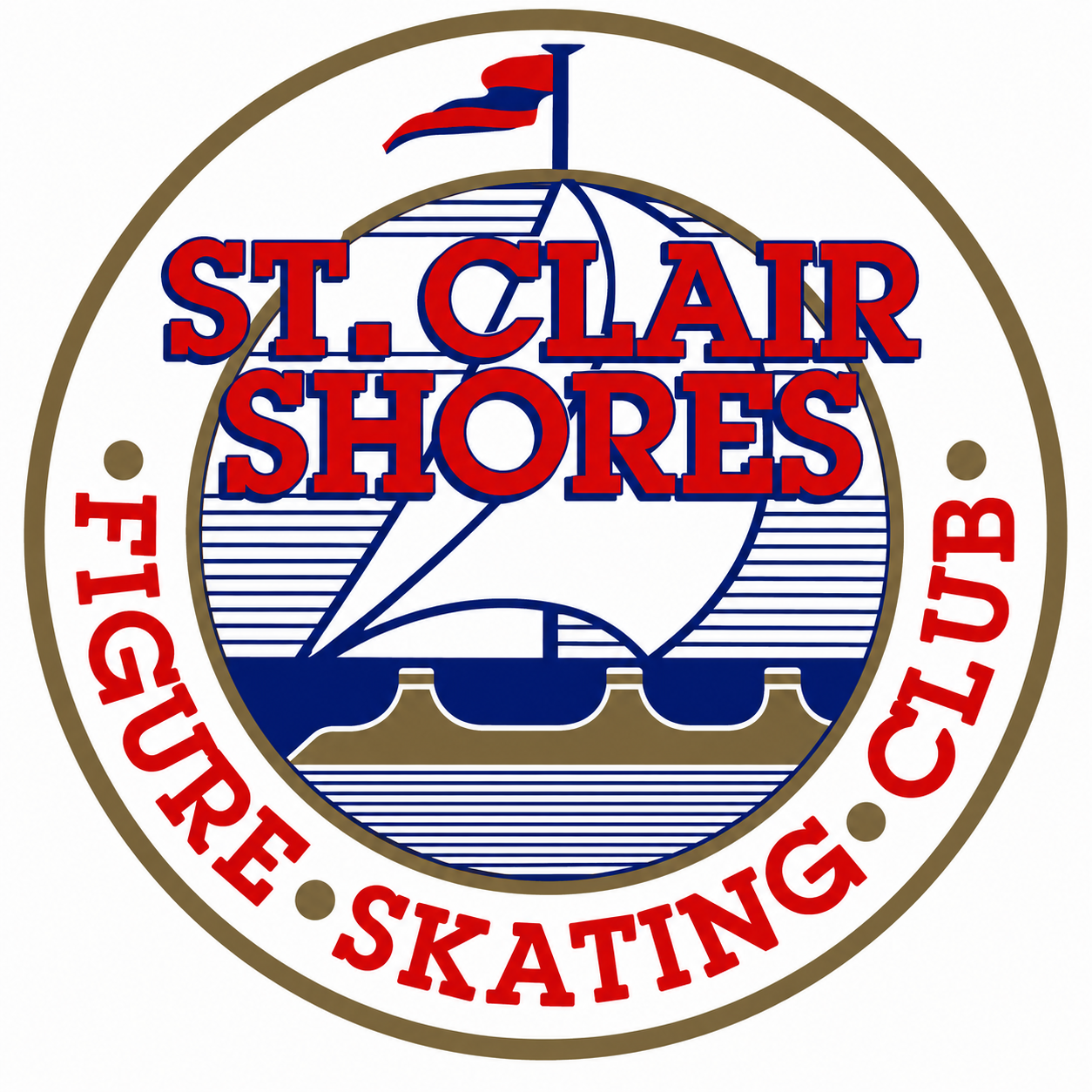 St. Clair Shores Figure Skating Club logo